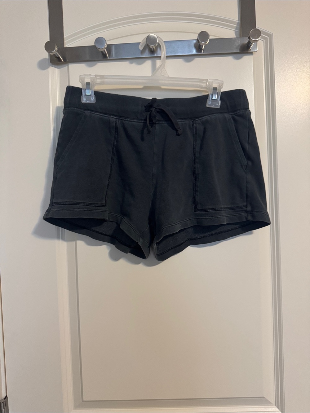 Old Navy Charcoal Drawstring Knit Athletic Shorts
